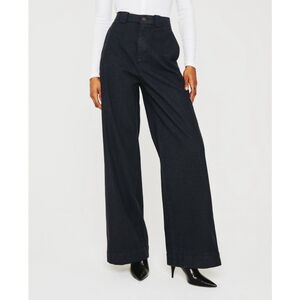 NEW AG Adriano Goldschmied Deven Tailored High Rise Ultra Wide Leg Pants Sz 31